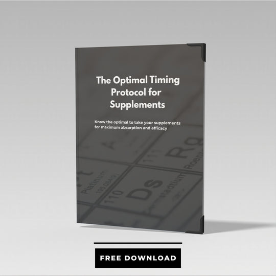 Optimal Timing Protocol for Supplements